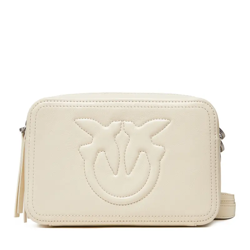 Borsetta PINKO Carrie Camera Bag Classic PE 25 PLTT 104336 A26J Écru Écru