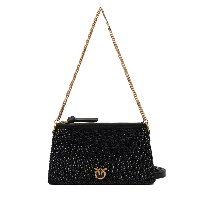 Borsetta PINKO Double Mini Pelle Ai 25-26 PLTT 105359 A2WF Nero