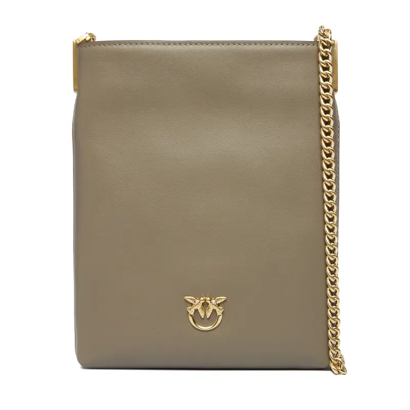 Borsetta PINKO Flat Satchel AI 25-26 PCPL 105352 A0QO Grigio