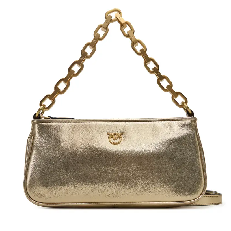 Borsetta PINKO Half Moon Baguette Mini AI 25-26 PLTT 105069 A2O9 Oro