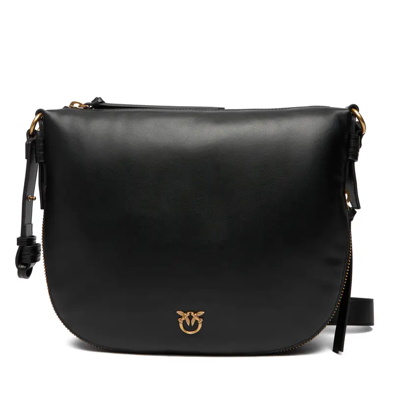 Borsetta PINKO Hobo Zip Around Classic AI 25-26 PLTT 105113 A0QO Nero
