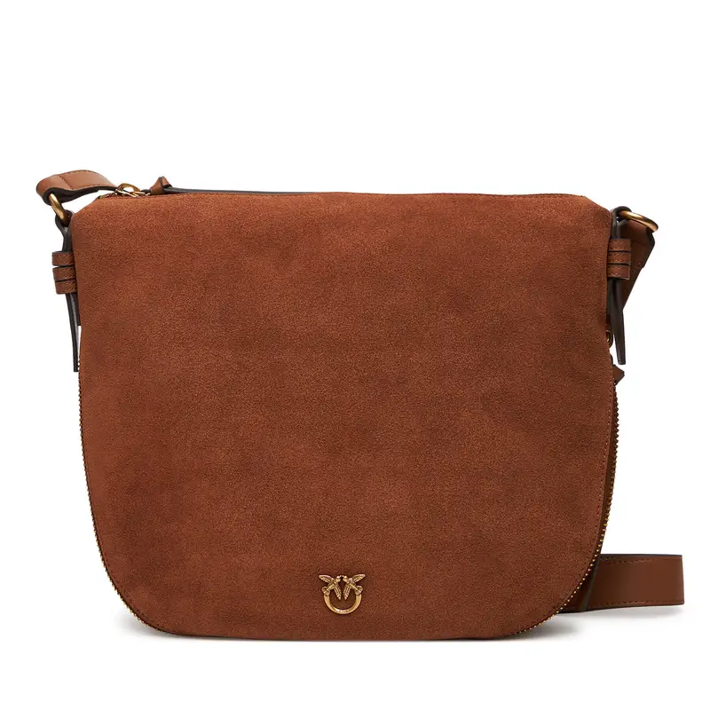 Borsetta PINKO Hobo Zip Around Classic Al 25-26 PLTT 105113 A2JH Marrone