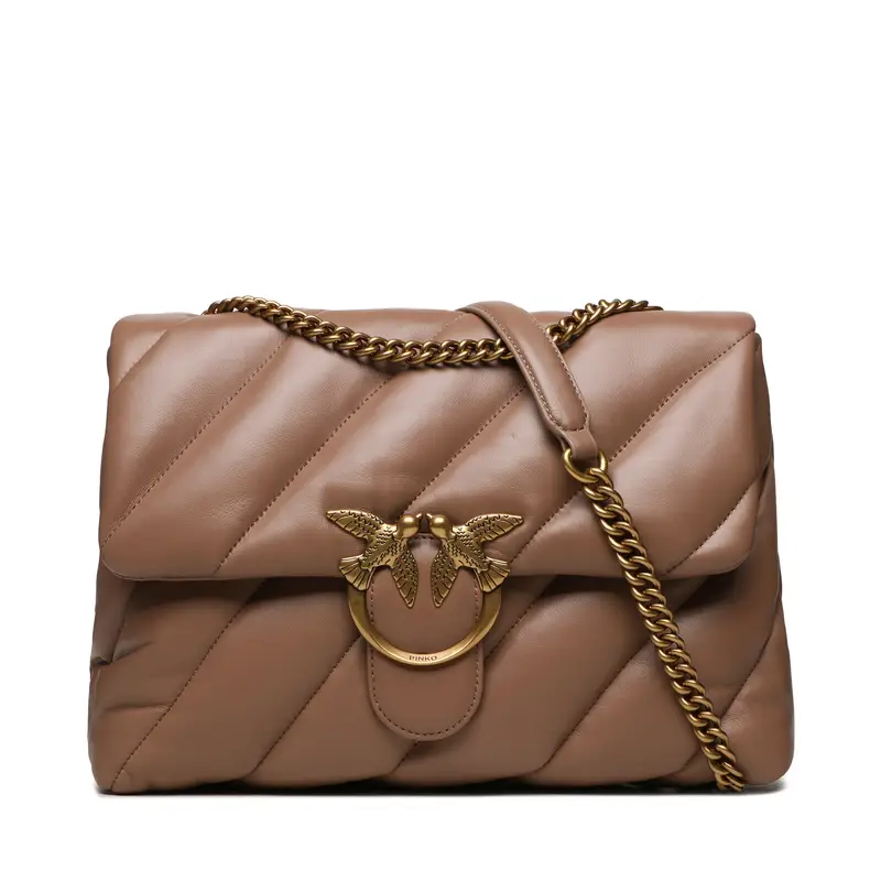 Borsetta PINKO Love Big Puff Cl . AI 23-24 PLTT 100037 A0F2 Beige