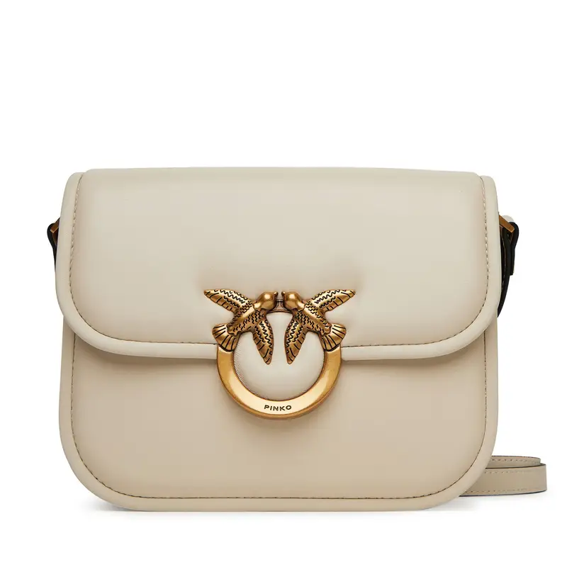 Borsetta PINKO Love Box Bag Fl Mini 104297 A26L Écru Écru