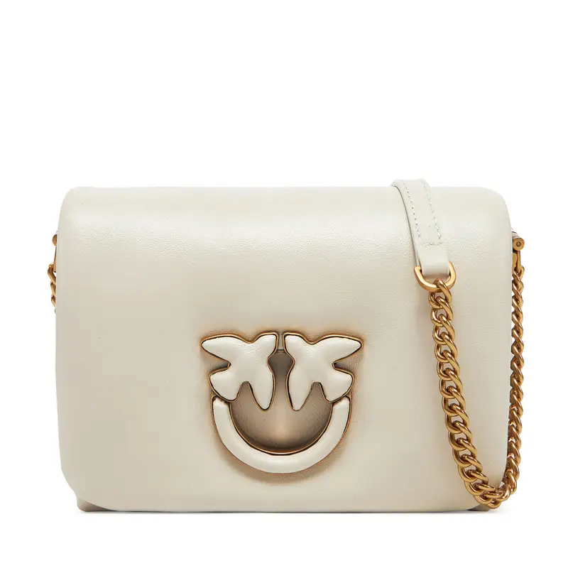 Borsetta PINKO Love Click Puff Baby 101584 A10F Écru Écru