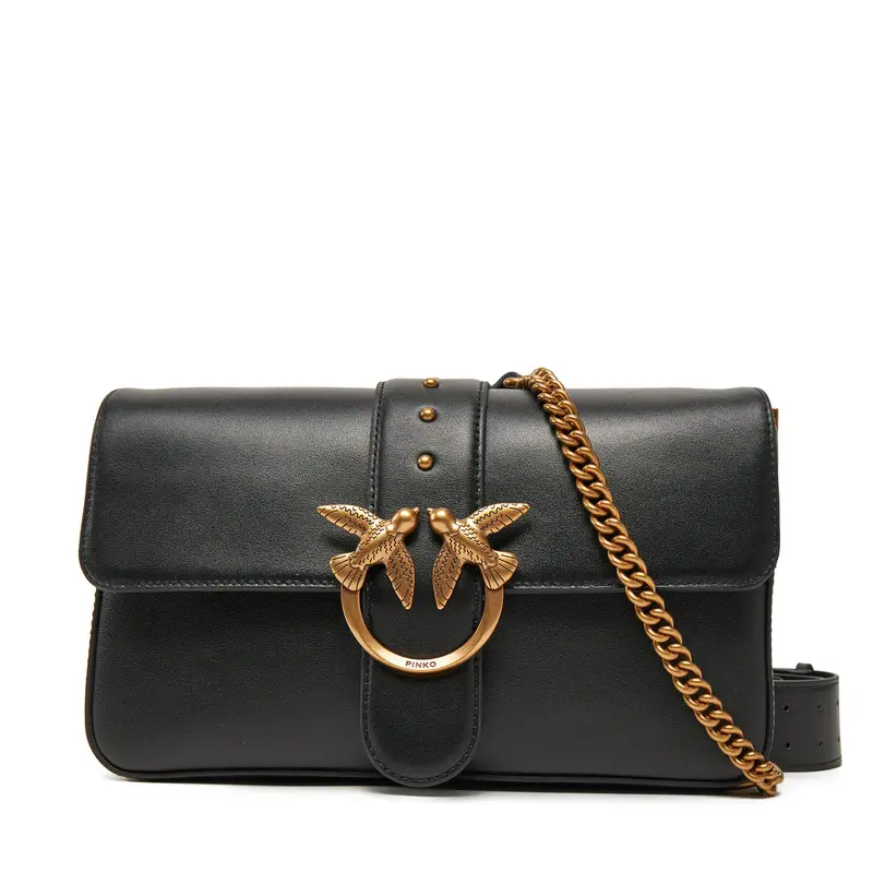 Borsetta PINKO Love One Classic Slouchy Fl PE 25 PLTT 104524 A0QO Nero