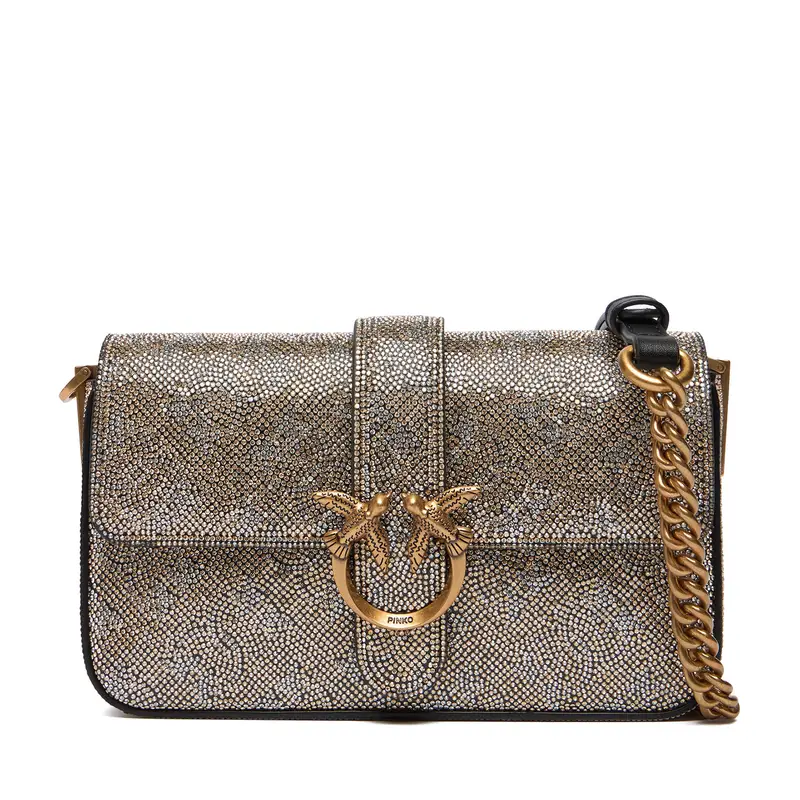 Borsetta PINKO Love One Slouchy Baby AI 25-26 PCPL 105353 105353 Oro