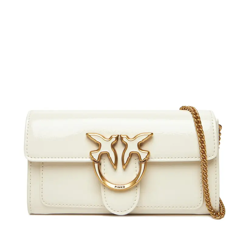 Borsetta PINKO Love One Wallet C PE25 PLTT 100062 A1UV Bianco
