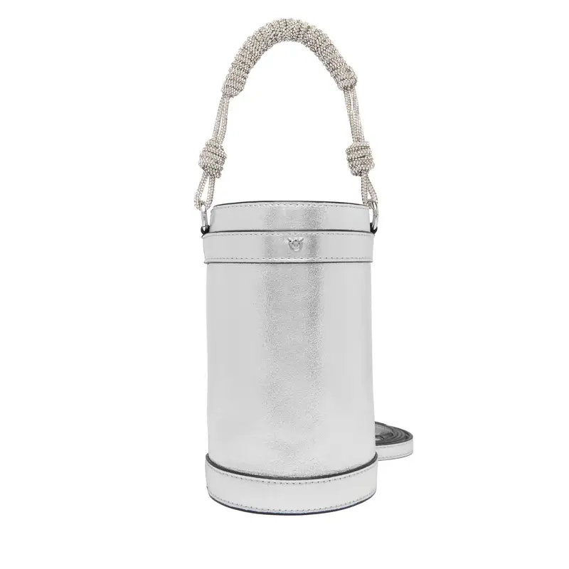 Borsetta PINKO Mini Bucket Manico 25-26 PLTT 105910 Argento