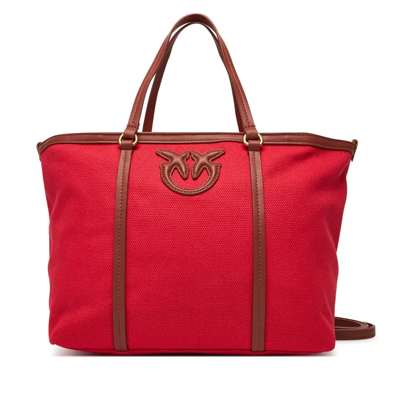 Borsetta PINKO Miranda Shopper Classic PE 25 PLTT 104714 A2G2 Rosso