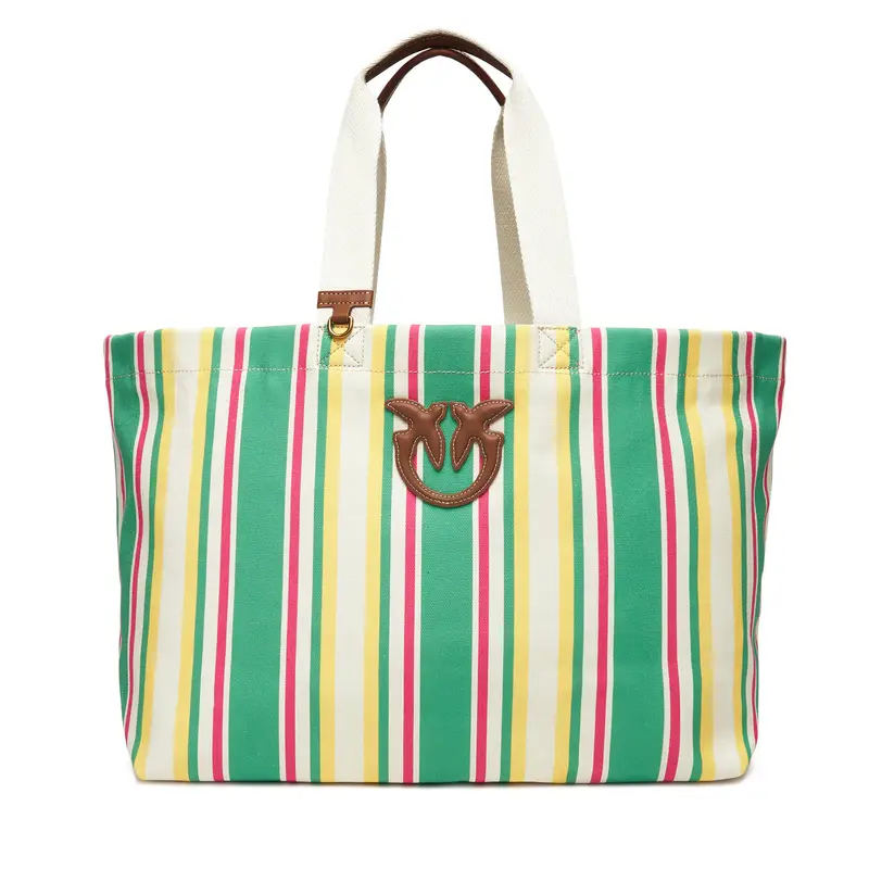 Borsetta PINKO Shopping Bag Extra PE 25 PLTT 104754 A2G5 Verde
