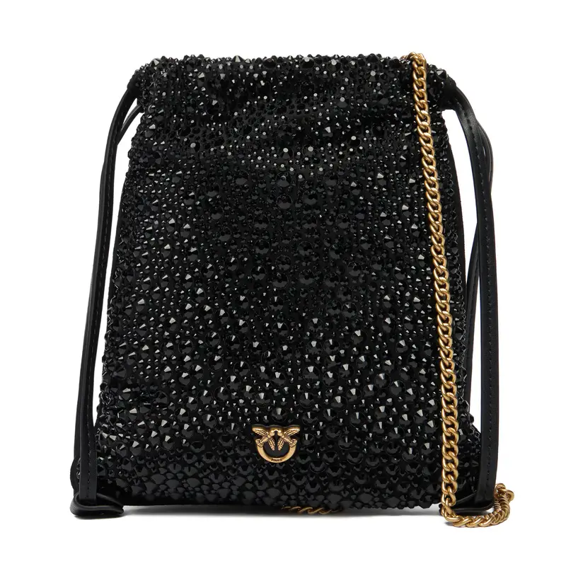 Borsetta PINKO Slouchy Coulisse Baby AI 25-26 PCPL 105409 A2WF Nero