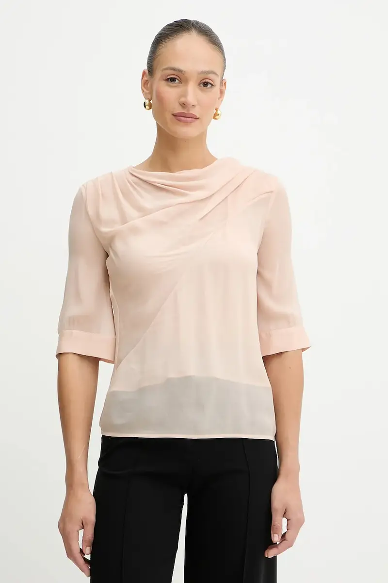 camicetta donna colore beige 104785 A2E9