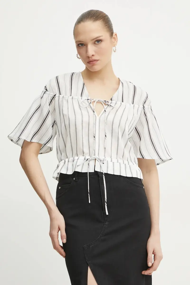 camicetta donna colore bianco 104947 A2FY