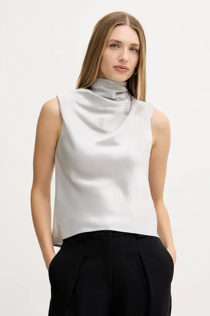 camicetta donna colore grigio 106080 A1Y5