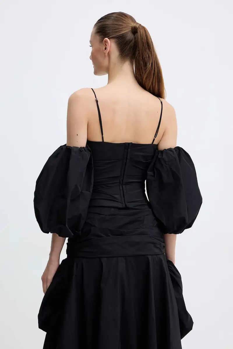 camicetta donna colore nero 105552 Y3LE miniatura 3