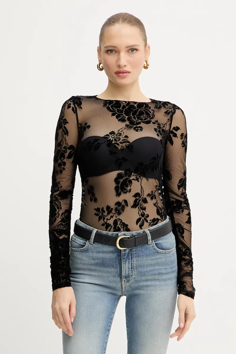 camicetta donna colore nero 105601 A2QD