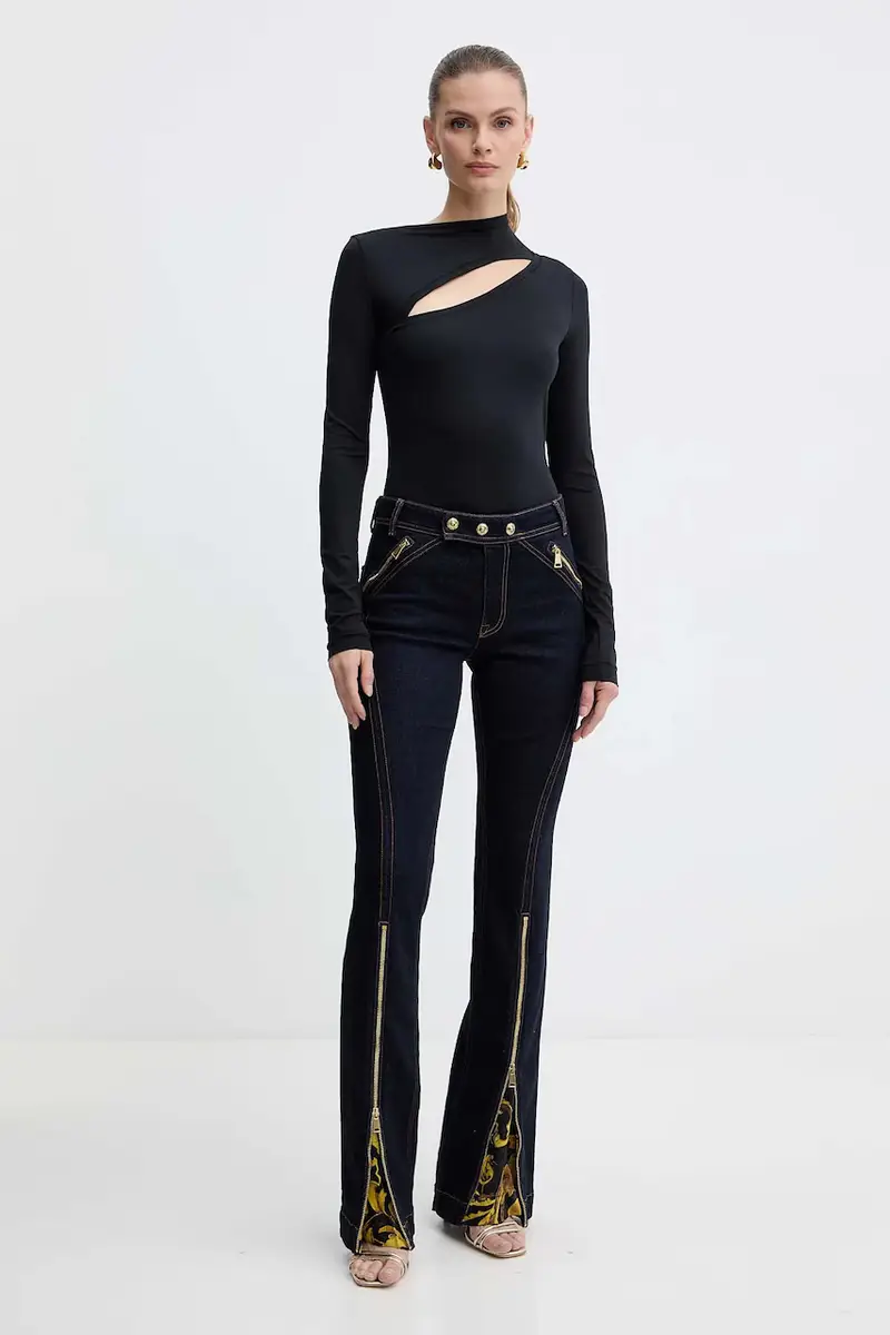 camicia a maniche lunghe donna colore nero 106085 A308 miniatura 2