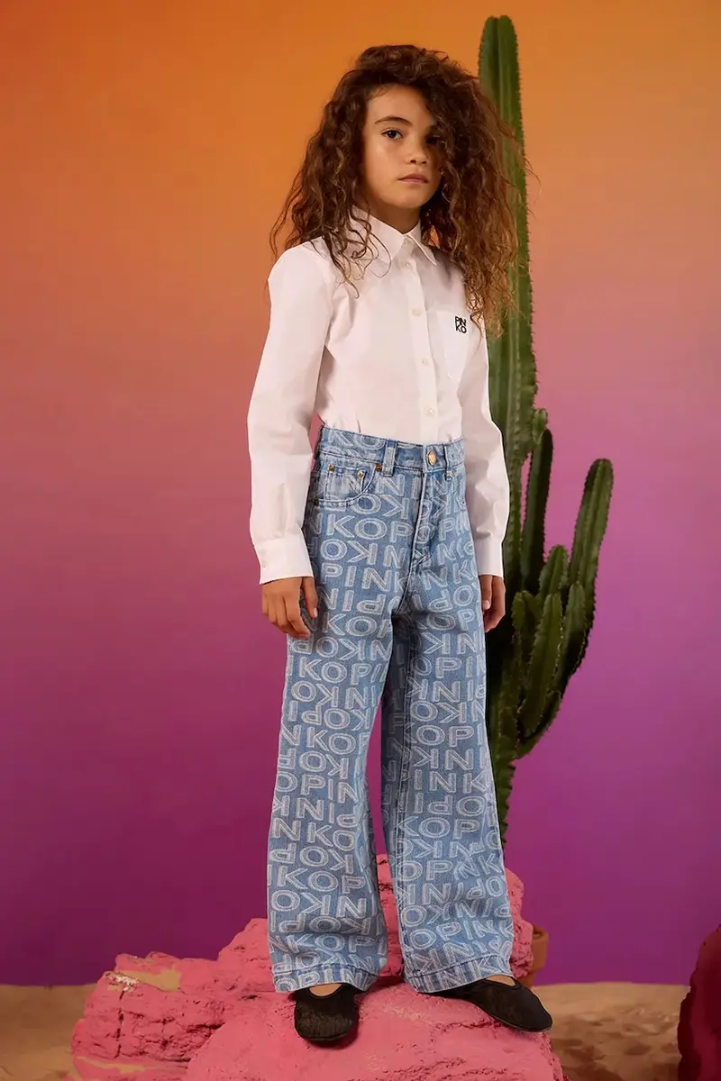 camicia di cotone per bambini colore bianco KFCA003.0.CA015