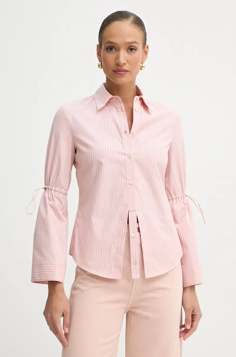 camicia in cotone donna colore rosa 104842 A2FH