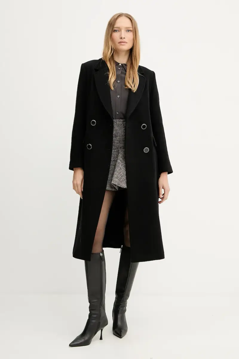 camicia in seta donna colore marrone 105593 A2T7 miniatura 2