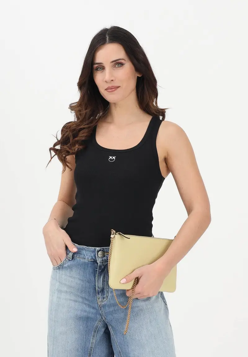 Canotta CALCOLATORE nera da donna miniatura 2