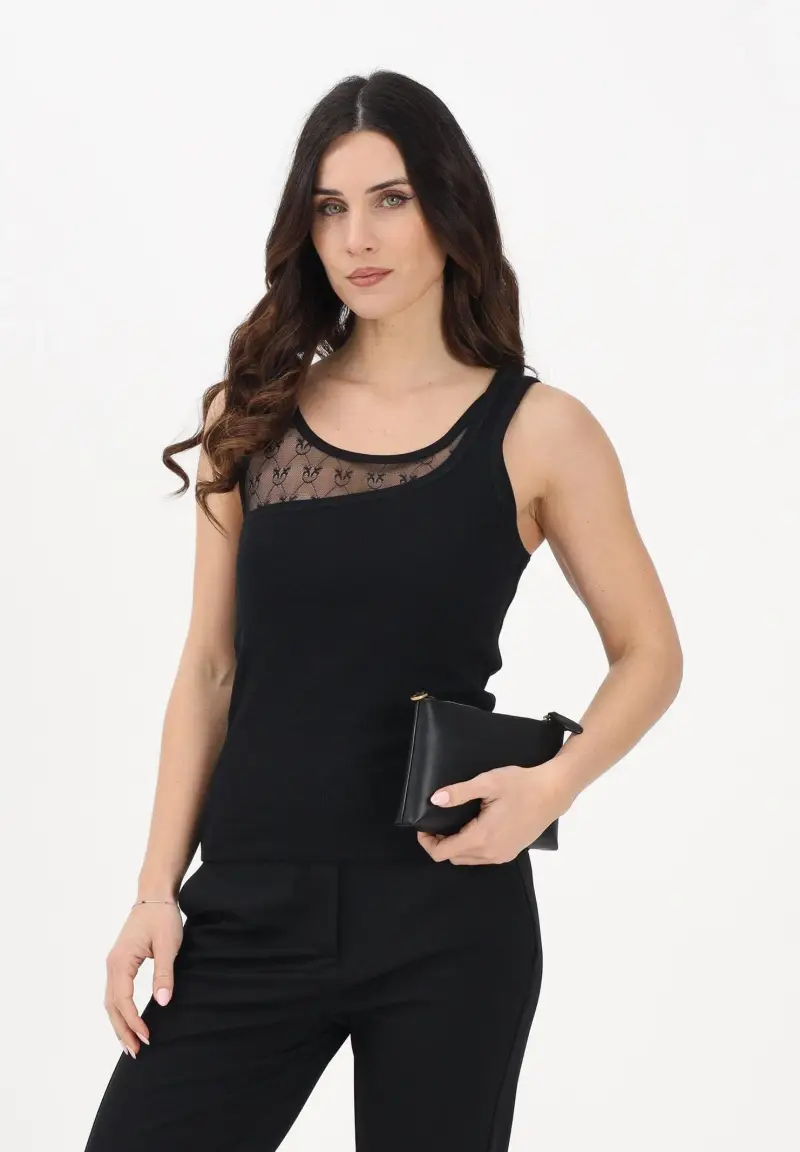 Canotta CUPBOARD nera da donna miniatura 2