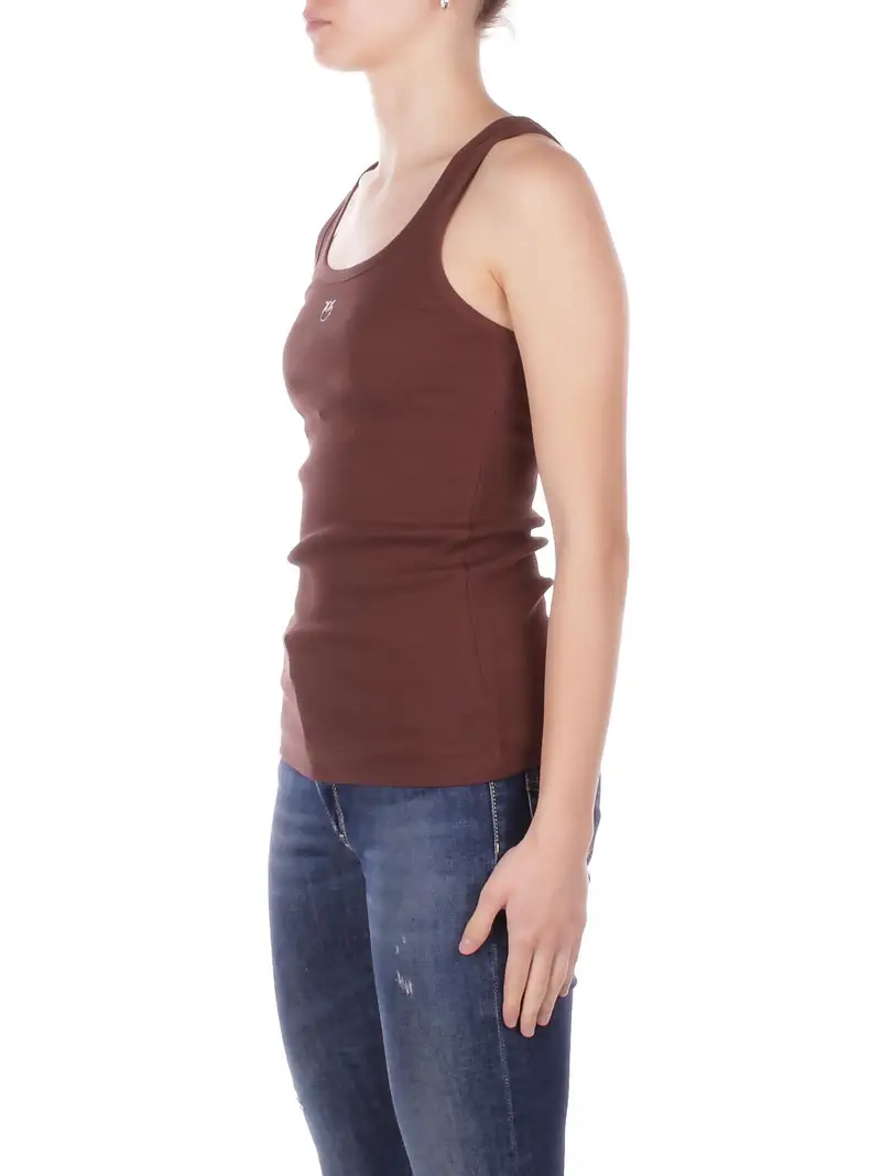 Canotta Donna PINKO Marrone Calcolatore canottiera miniatura 2