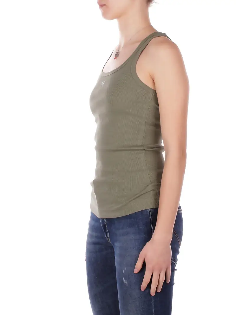 Canotta Donna PINKO Verde Calcolatore canottiera miniatura 2