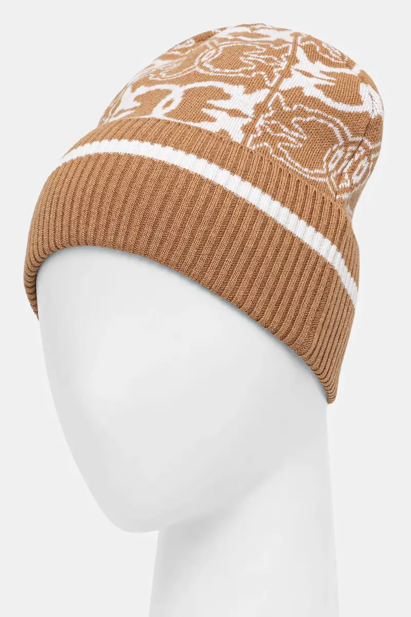 cappello con lana Beige miniatura 2