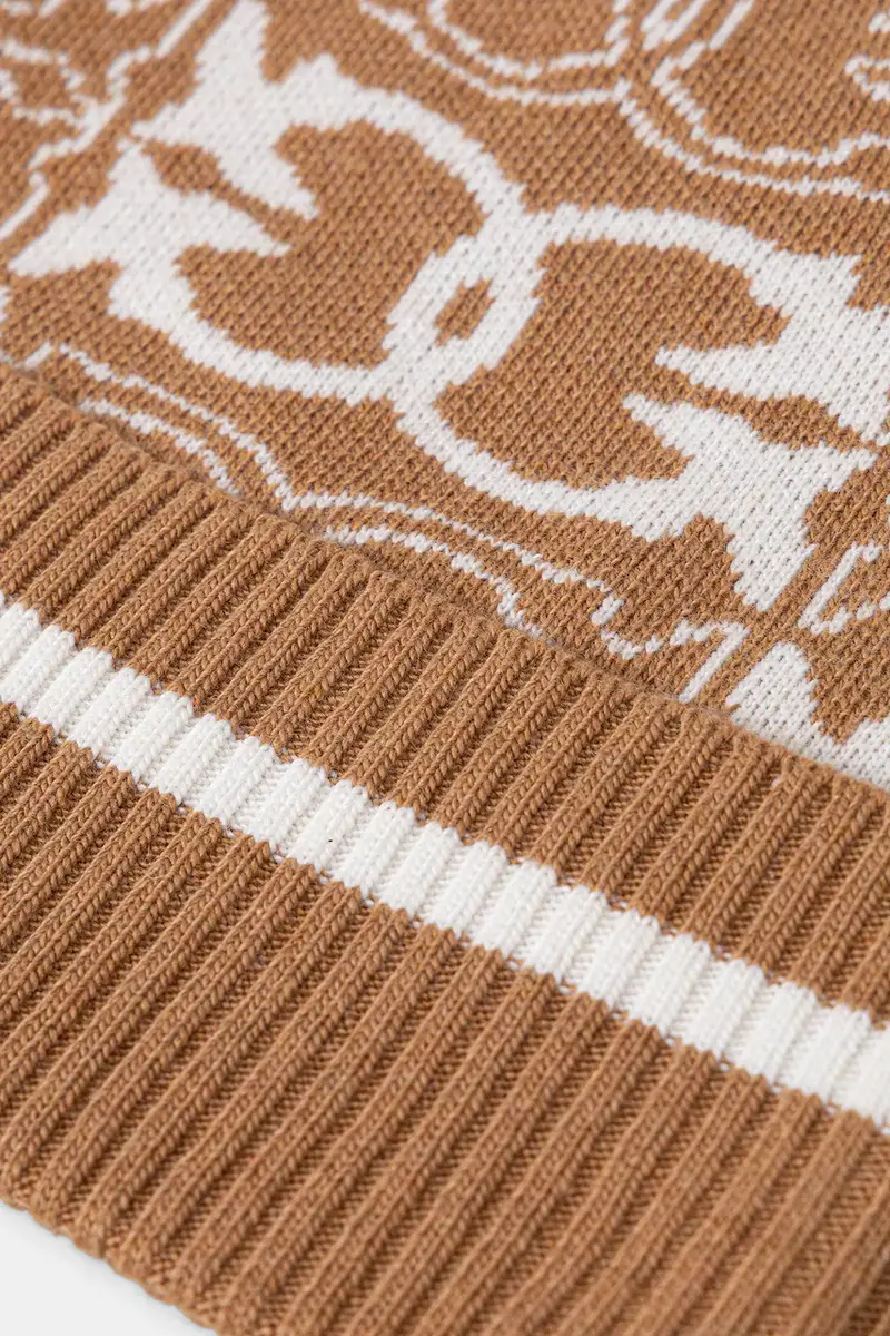 cappello con lana Beige miniatura 3