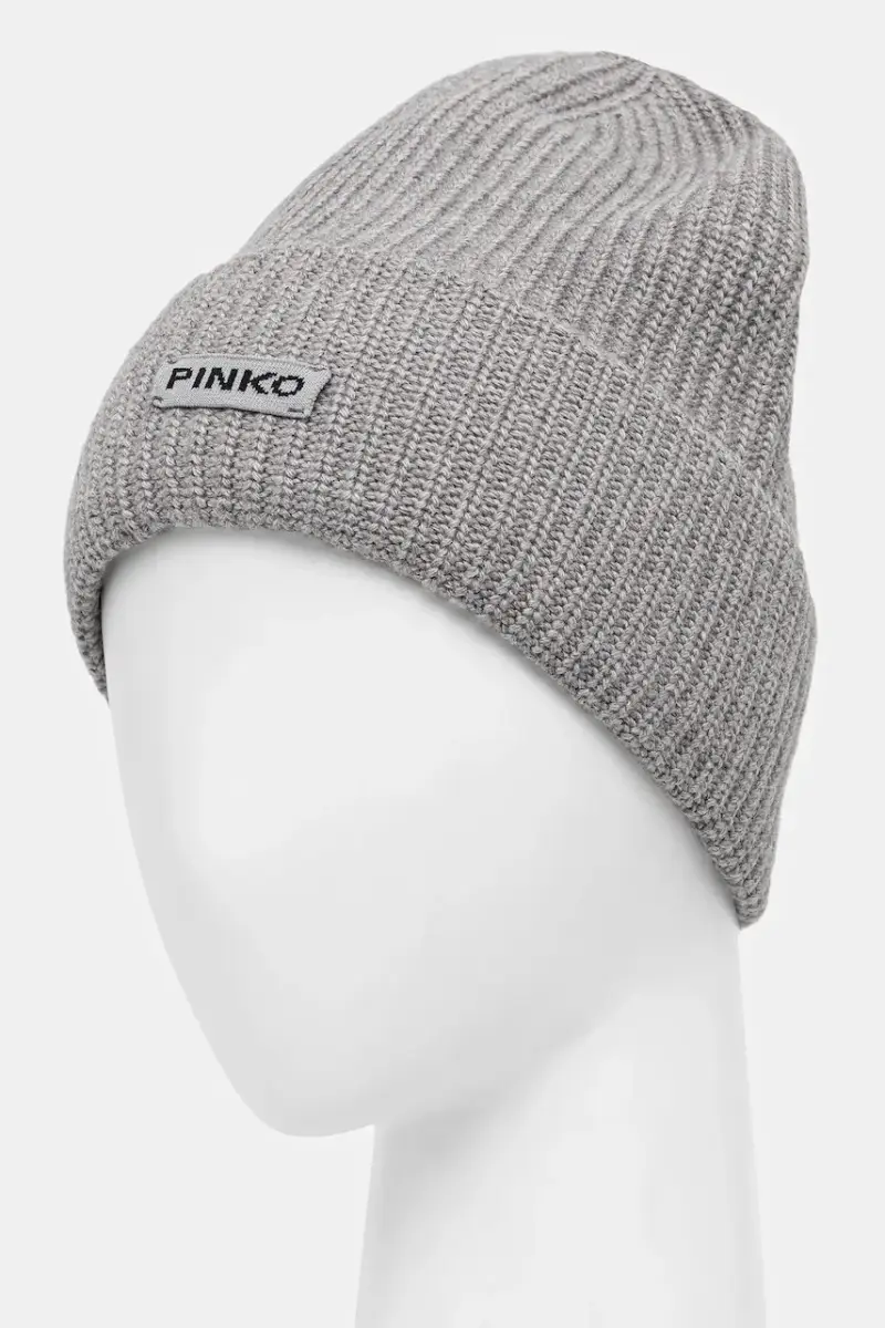 cappello con lana Grigio miniatura 2