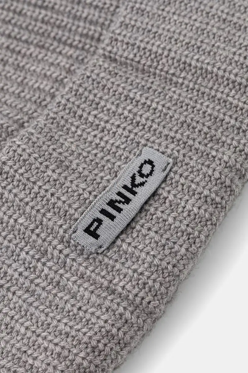 cappello con lana Grigio miniatura 3