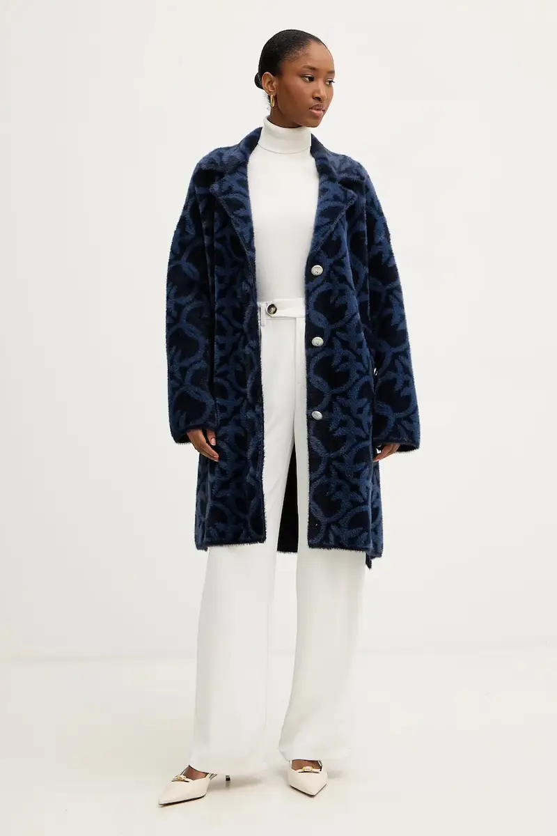 cappotto colore blu navy 105415 A2WY miniatura 2