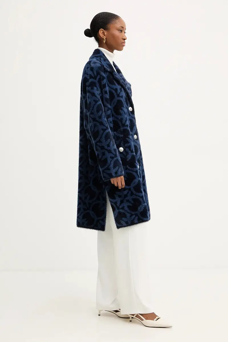 cappotto colore blu navy 105415 A2WY miniatura 4