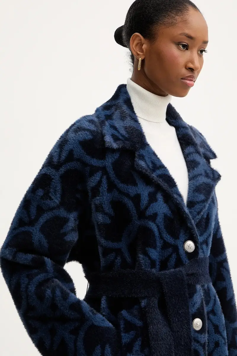 cappotto colore blu navy 105415 A2WY miniatura 5