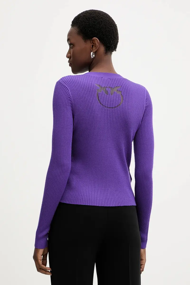 Pinko Cardigan Viola 4151598 miniatura 3