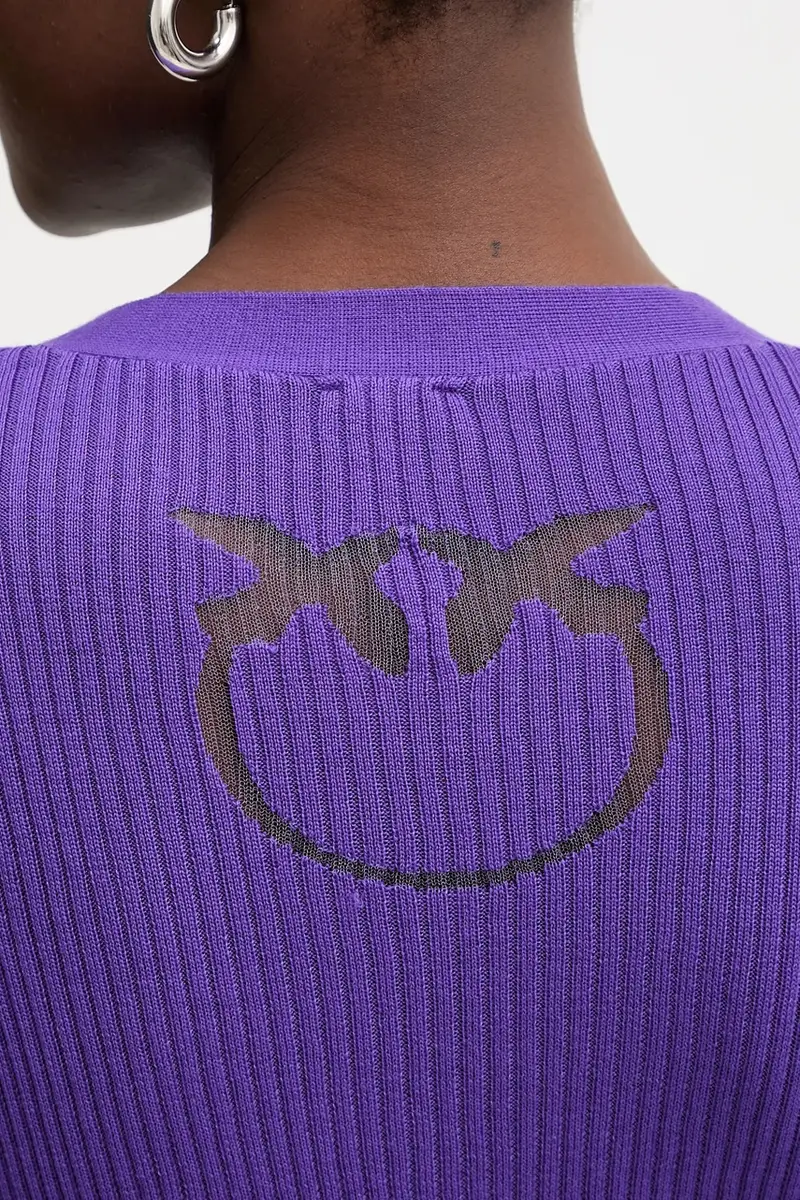Pinko Cardigan Viola 4151598 miniatura 5