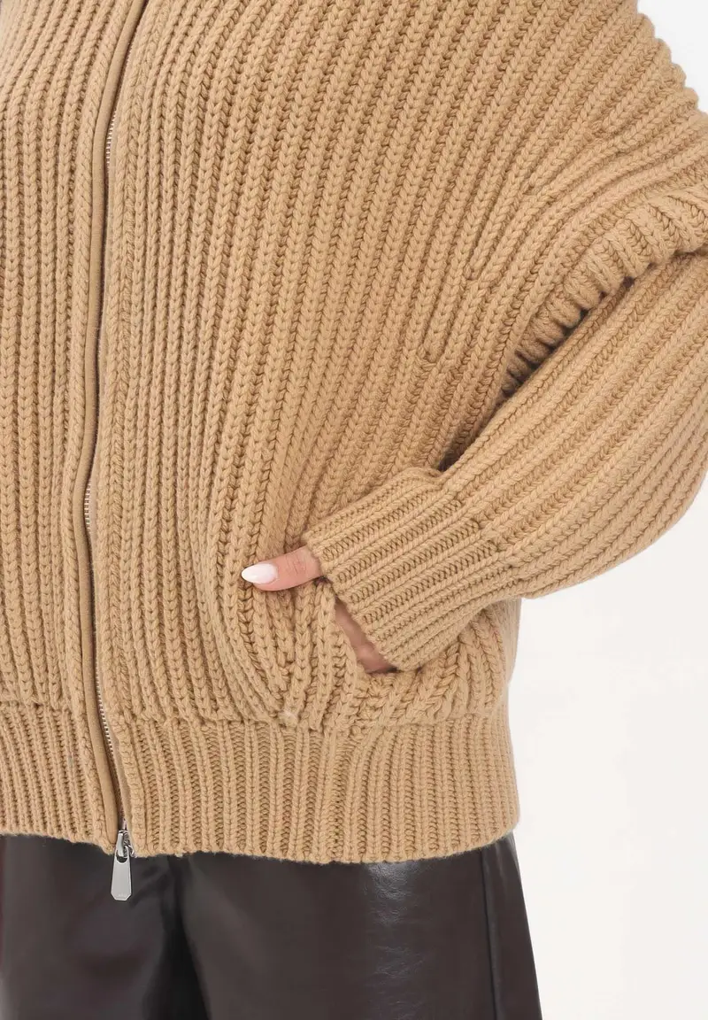 Pinko Cardigan Donna Beige 921987 miniatura 2