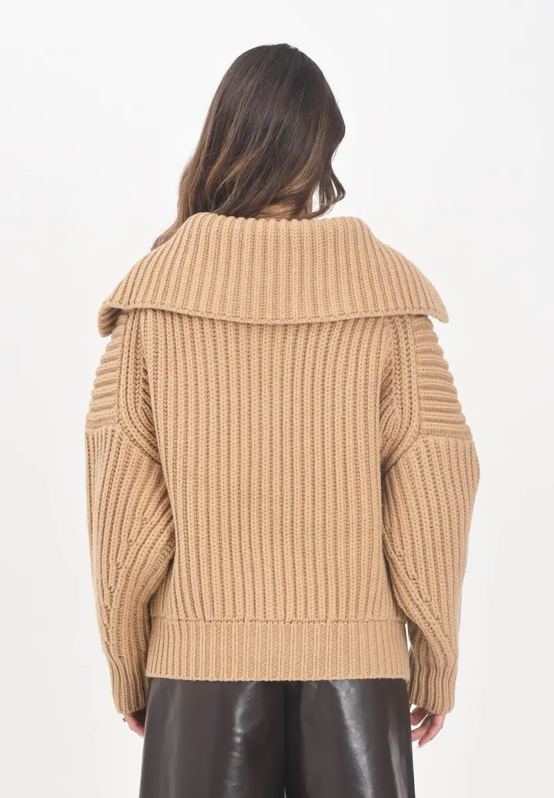 Pinko Cardigan Donna Beige 921987 miniatura 3