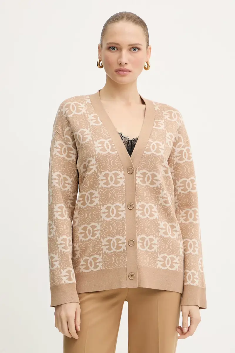 Pinko Cardigan Donna Marrone 3889860