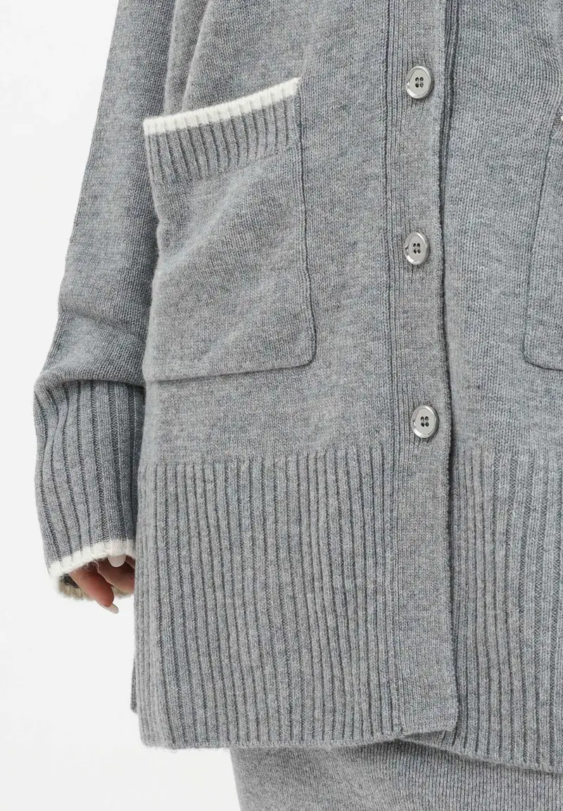 Pinko Cardigan Donna Grigio 2818500 miniatura 3
