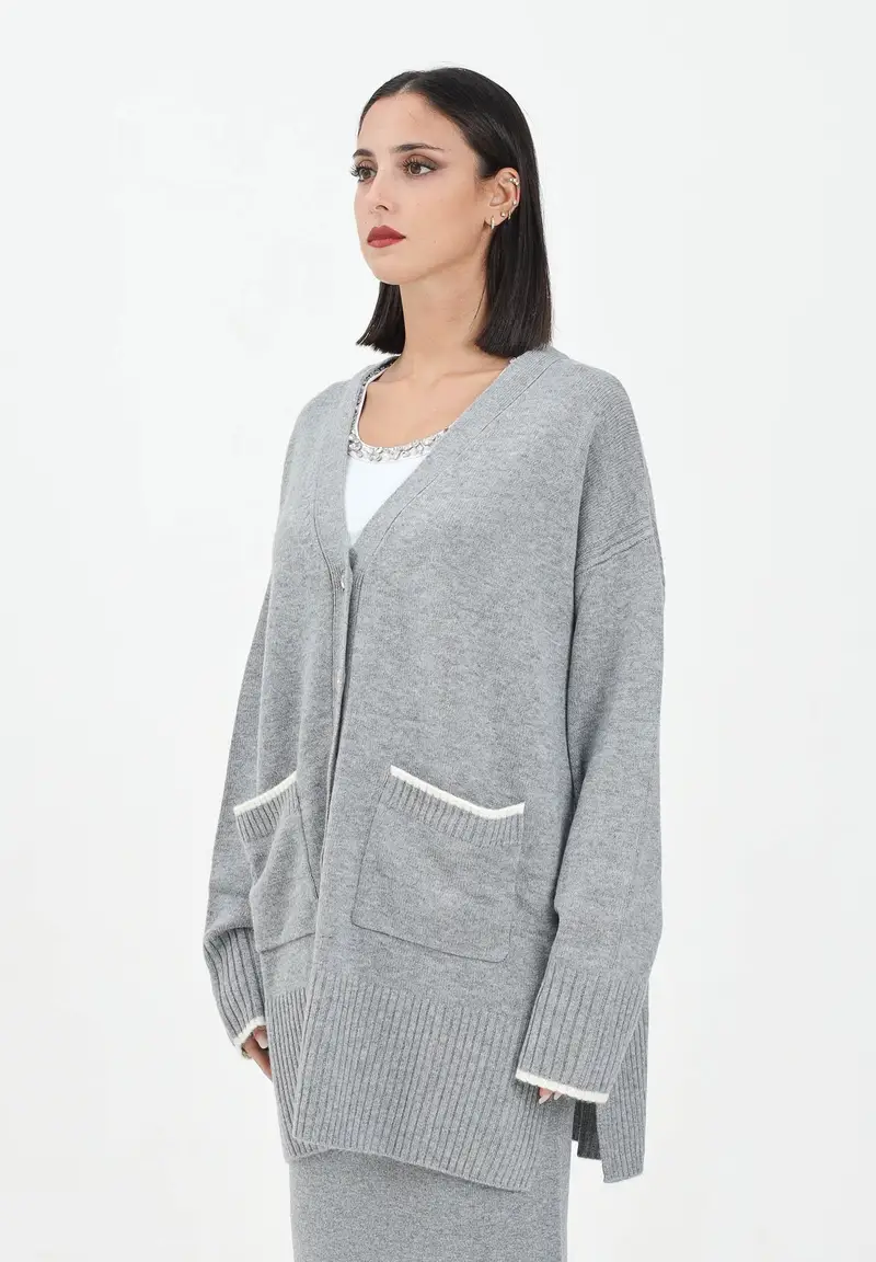 Pinko Cardigan Donna Grigio 2818500