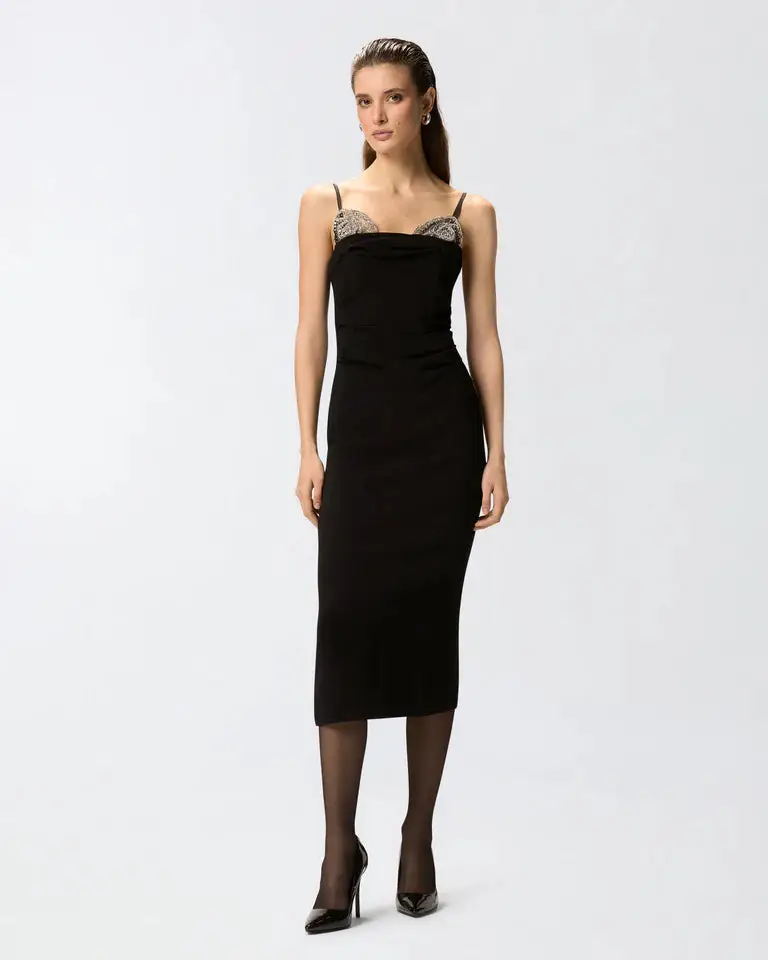 CARRUBA ABITO DOUBLE ARMOURE SS26 NERO LIMOUSINE