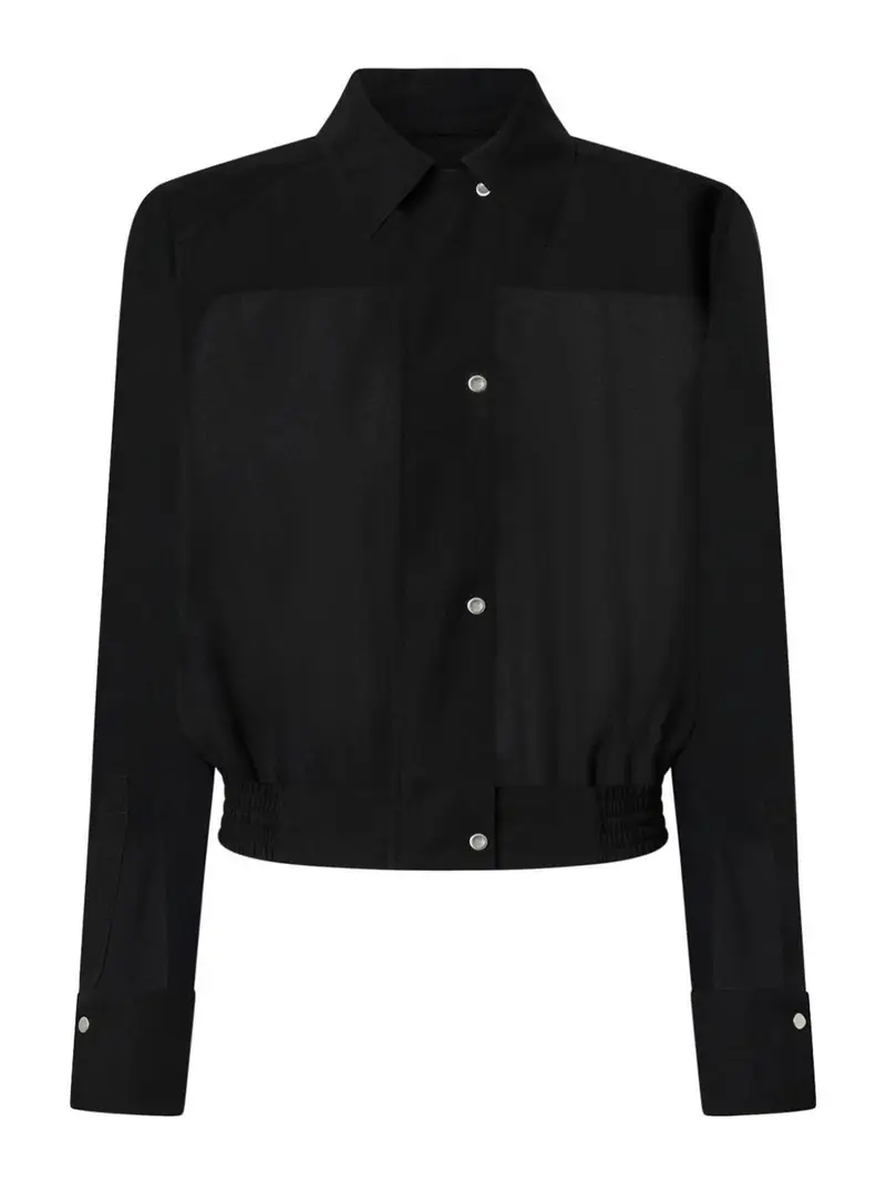 Cin Cin Camicia Georgette Nero Limousine