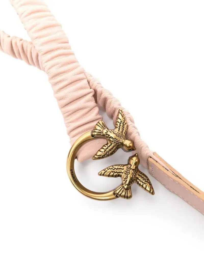 Cintura cipria elasticizzata Love Birds miniatura 2
