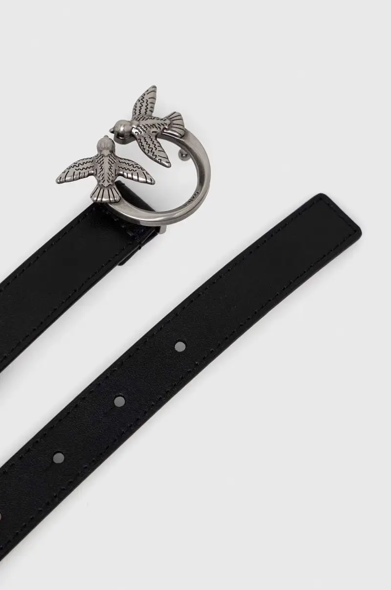 cintura in pelle donna colore nero 100143 A0F1 miniatura 2