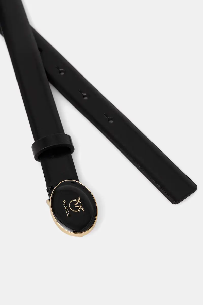 cintura in pelle donna colore nero 105466 A2QL miniatura 2