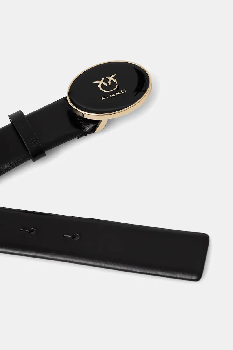 cintura in pelle donna colore nero 105478 A2QL miniatura 2