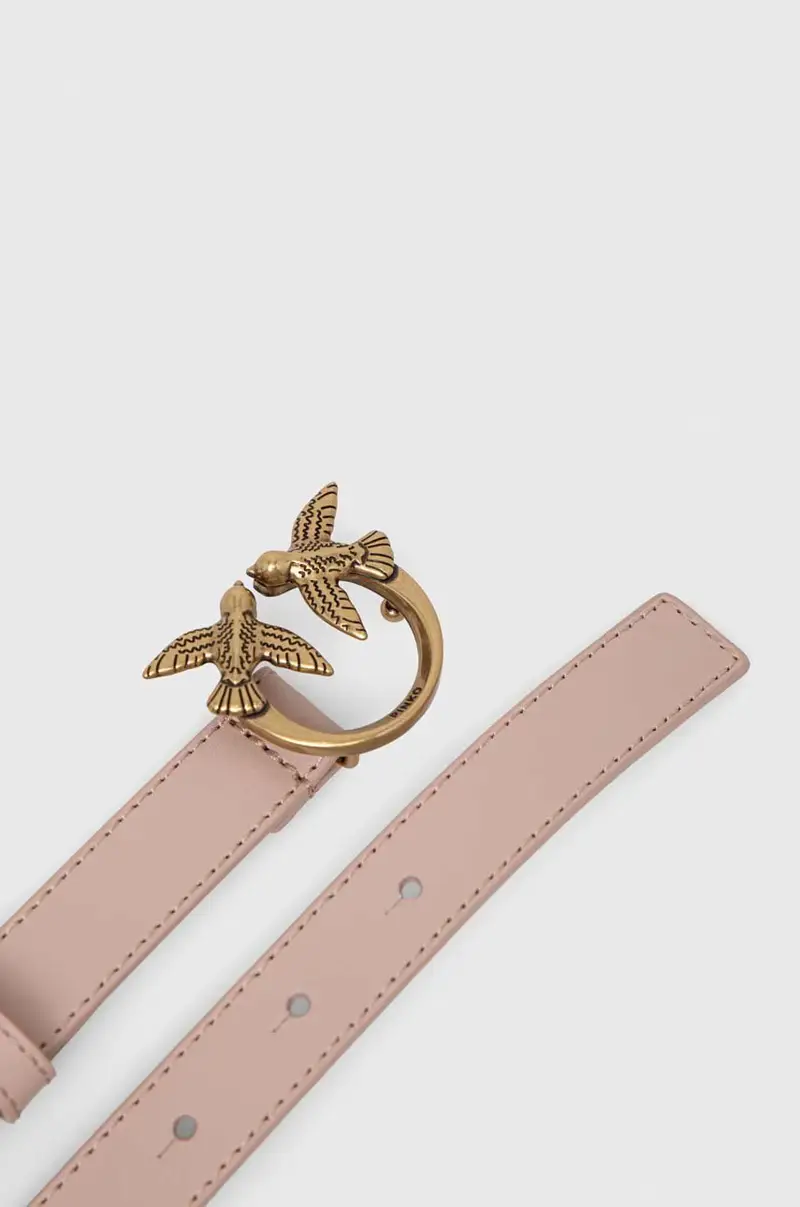 cintura in pelle donna colore rosa 100143 A0F1 miniatura 2